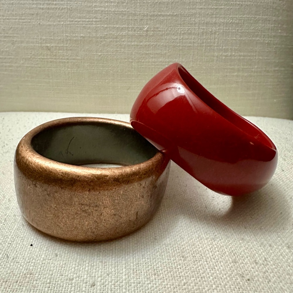 Red and Gold Bangle Set